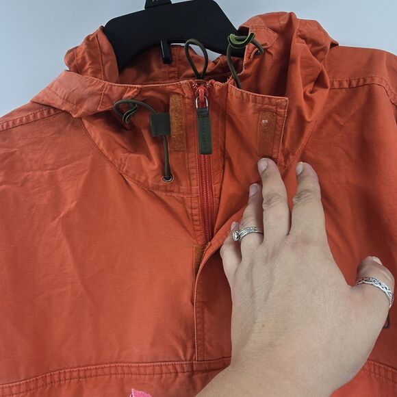 Vintage Polo Sport Anorak Light Jacket Ralph Lauren Orange Size XL Y2K Sunfaded - Picture 5 of 11